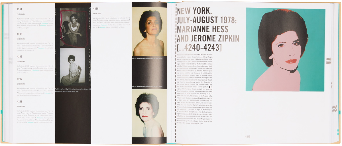 ANDY WARHOL コンセプトブック　6冊 Phaidon The Andy Warhol Catalogue Raisonné: mid-1977–1980