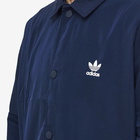 Adidas Men's Coach Jacket in Night Indigo