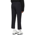 Wooyoungmi Navy Wool Trousers