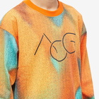 Nike Men's ACG Long Sleeve Snowdrift T-Shirt in Tour Yellow/Light Menta/Campfire Orange