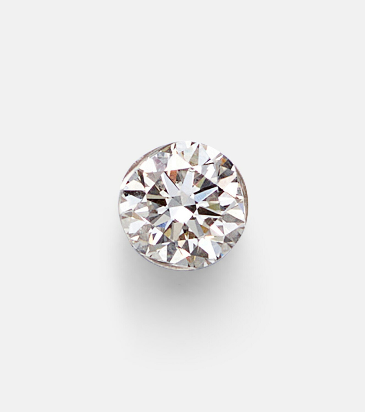 Maria Tash 18kt white gold (750/1000) single earring with diamond