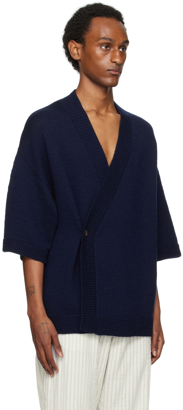 King & Tuckfield Navy Wrap Shirt