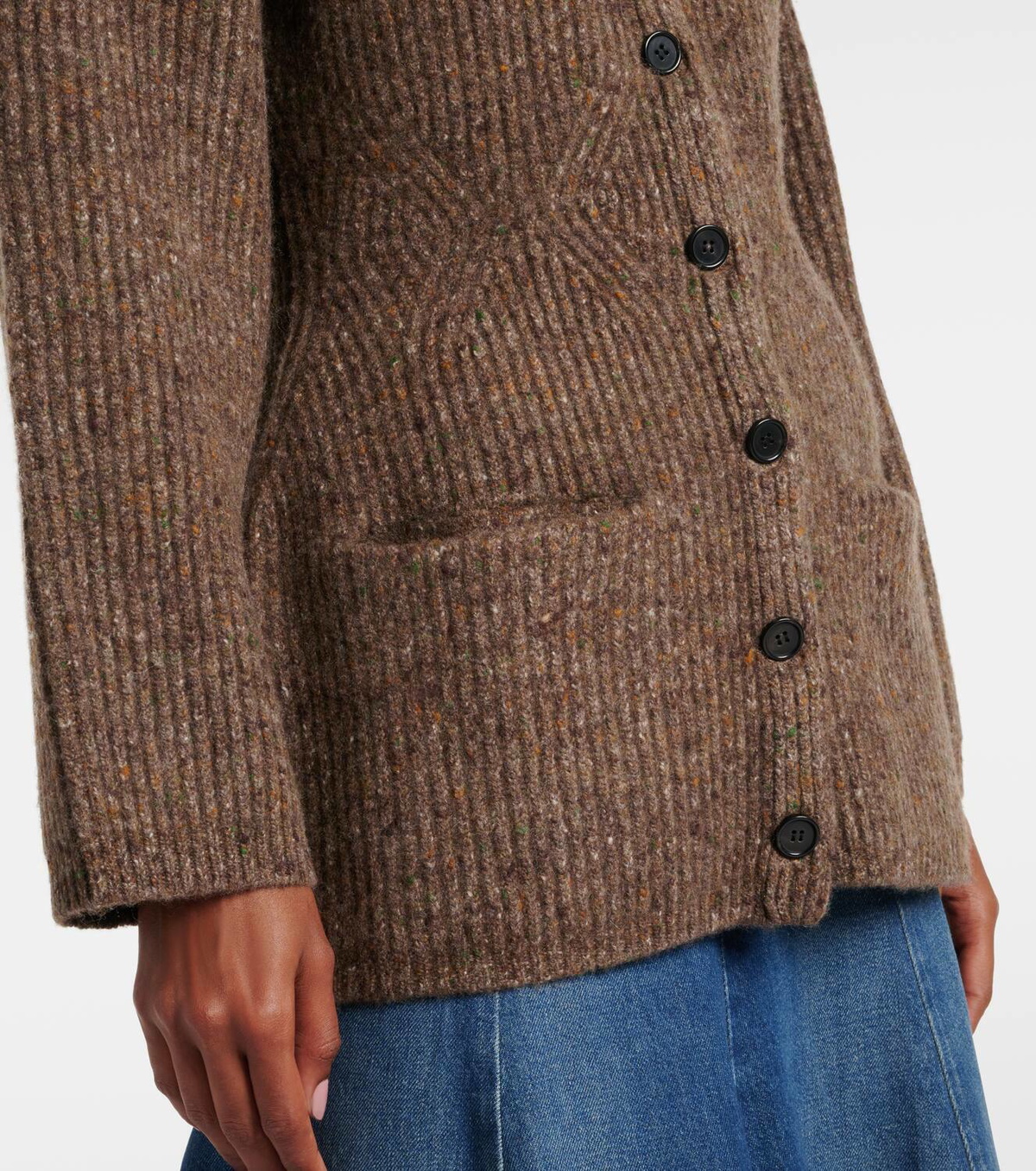CO Wool-blend tweed cardigan