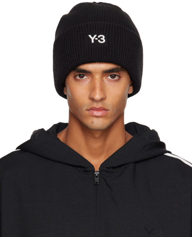 Photo: Y-3 Black Classic Knitted Beanie