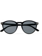 TOM FORD - Round-Frame Acetate Sunglasses