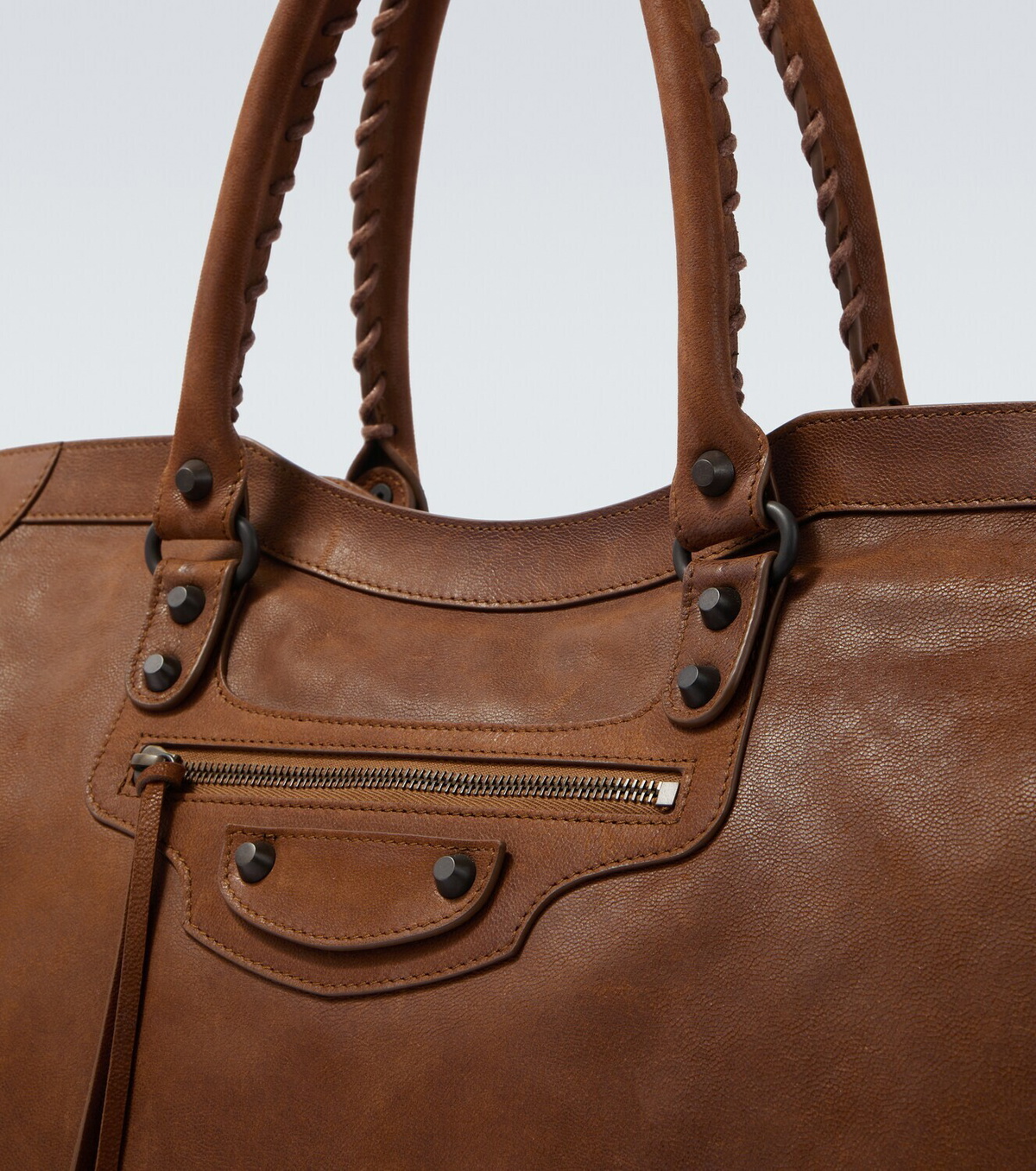 Balenciaga Le City Large leather top-handle bag