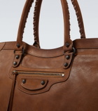 Balenciaga Le City Large leather top-handle bag