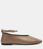 A.Emery Steele leather ballet flats