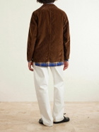 Drake's - Cotton-Corduroy Suit Blazer - Brown