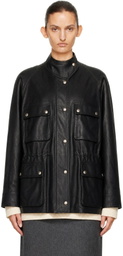R2W Black Lamb Leather Pocket JP Jacket