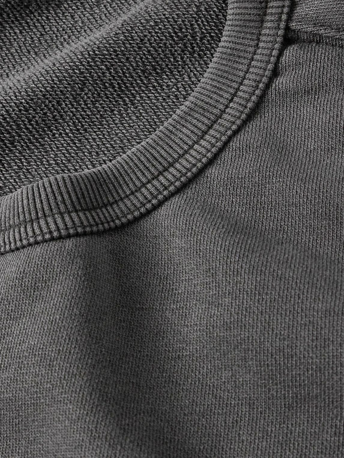 FrizmWORKS - Garment-Dyed Cotton-Jersey Sweatshirt - Gray