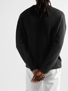 Inis Meáin - Merino Wool and Cashmere-Blend Sweater - Black