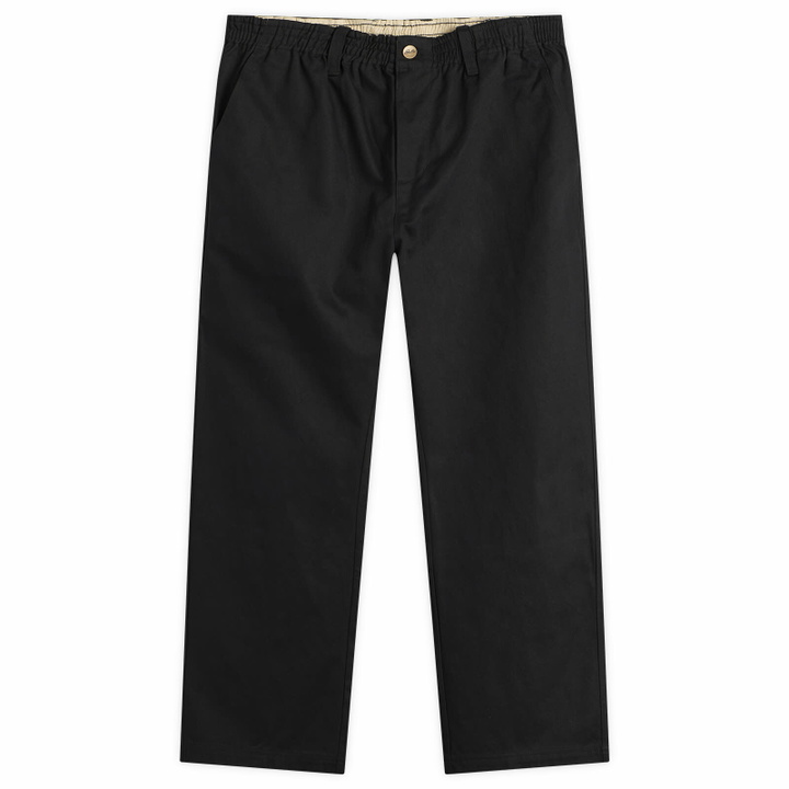 Photo: Butter Goods Men's Wide Leg Trousers in Black