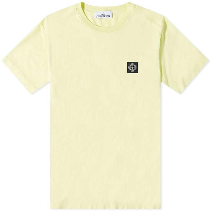 Photo: Stone Island Men's Patch T-Shirt in Lemon