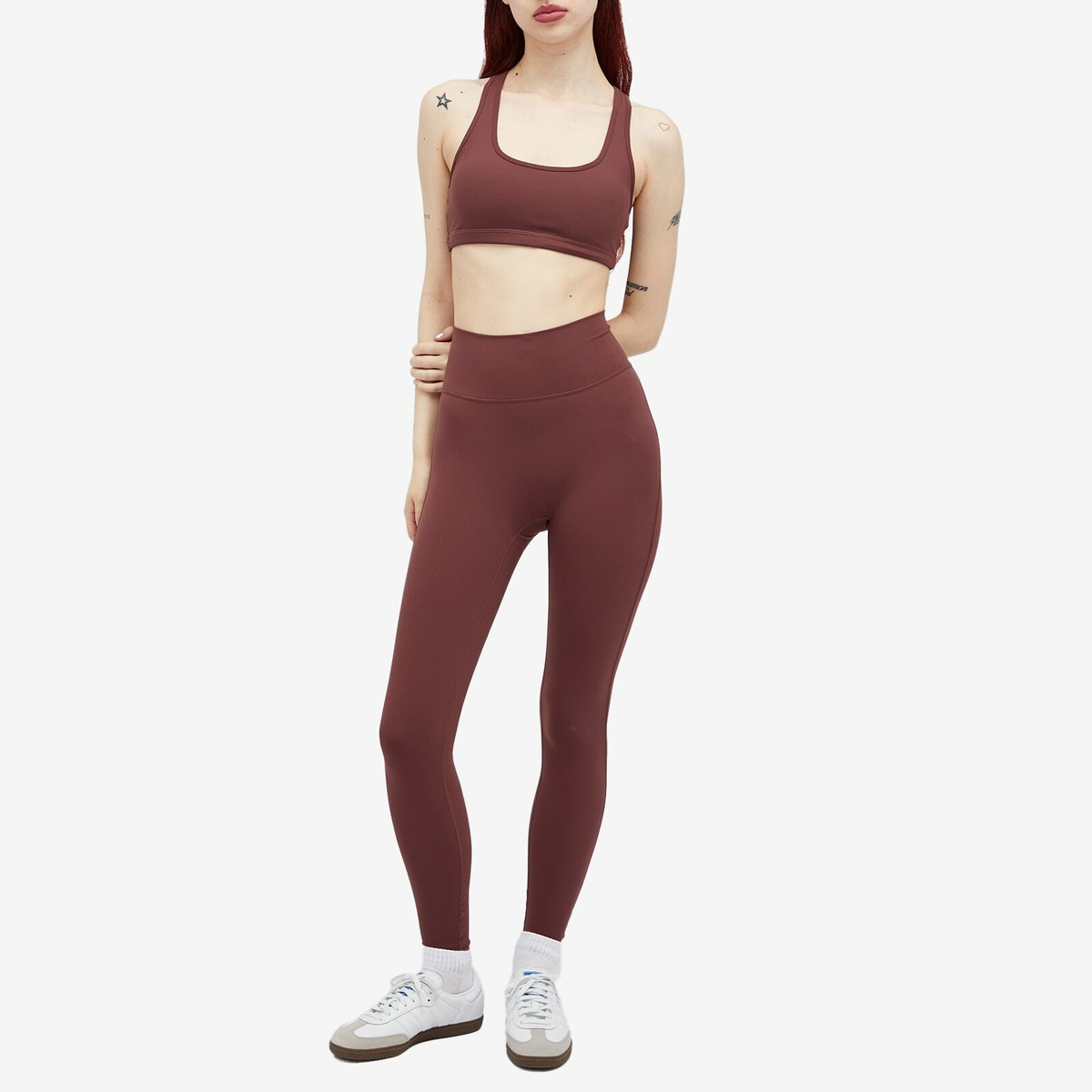 Adanola Women's Ultimate Scoop Neck Bralette in Burgundy