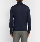 Hugo Boss - Slim-Fit Virgin Wool Rollneck Sweater - Men - Navy