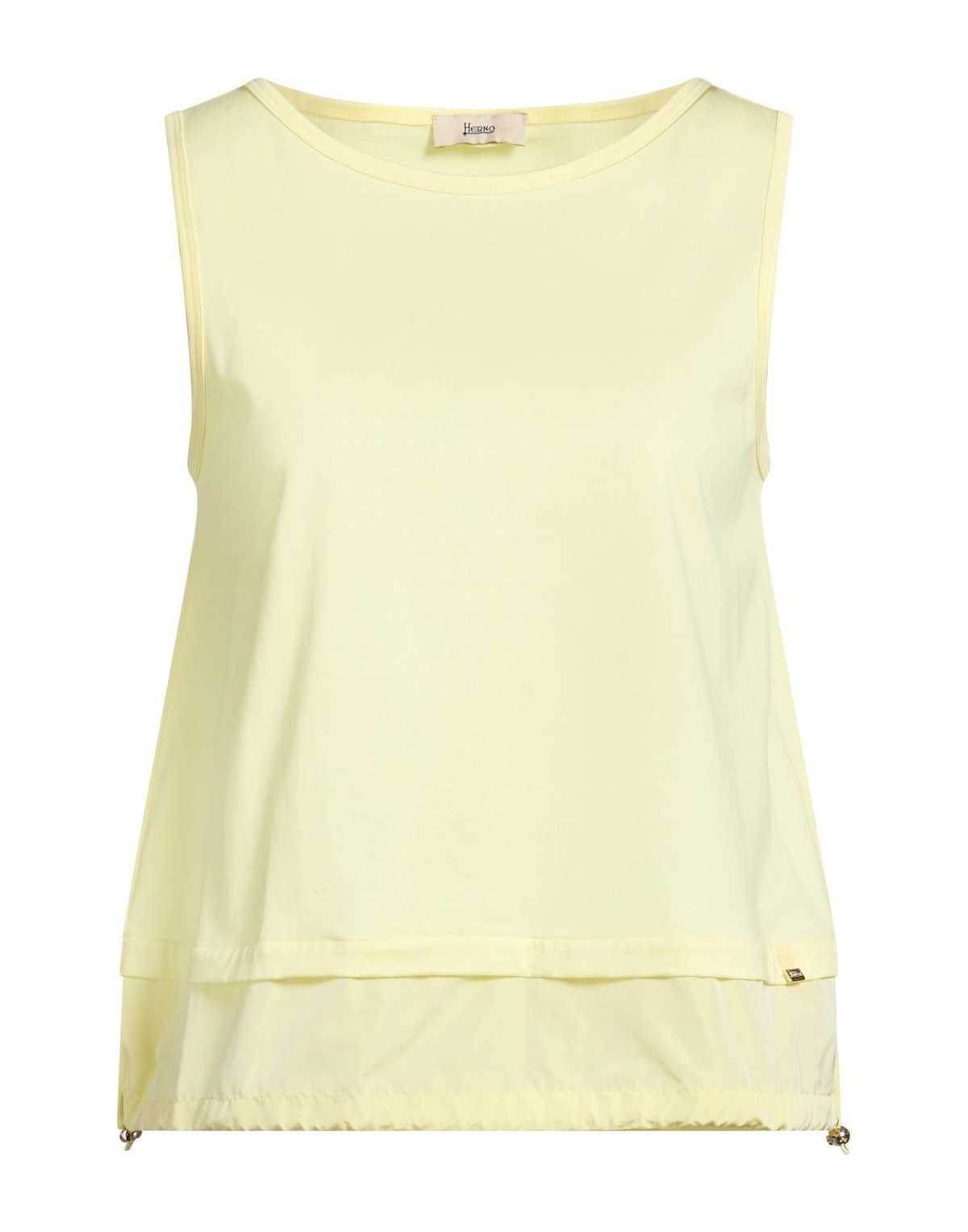 Herno Womens T-shirt Pastel in Yellow