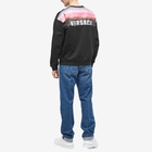 Versace Men's Hollywood Hills Crew Sweat in Black/Print