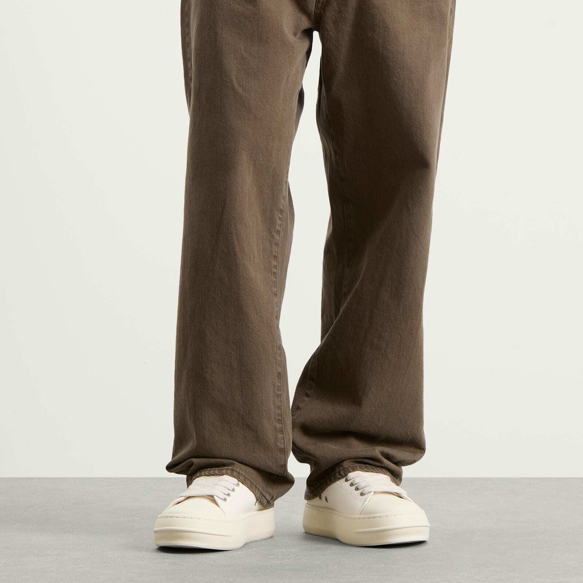 Represent Men's Rep-Cap Sneaker in Vintage White