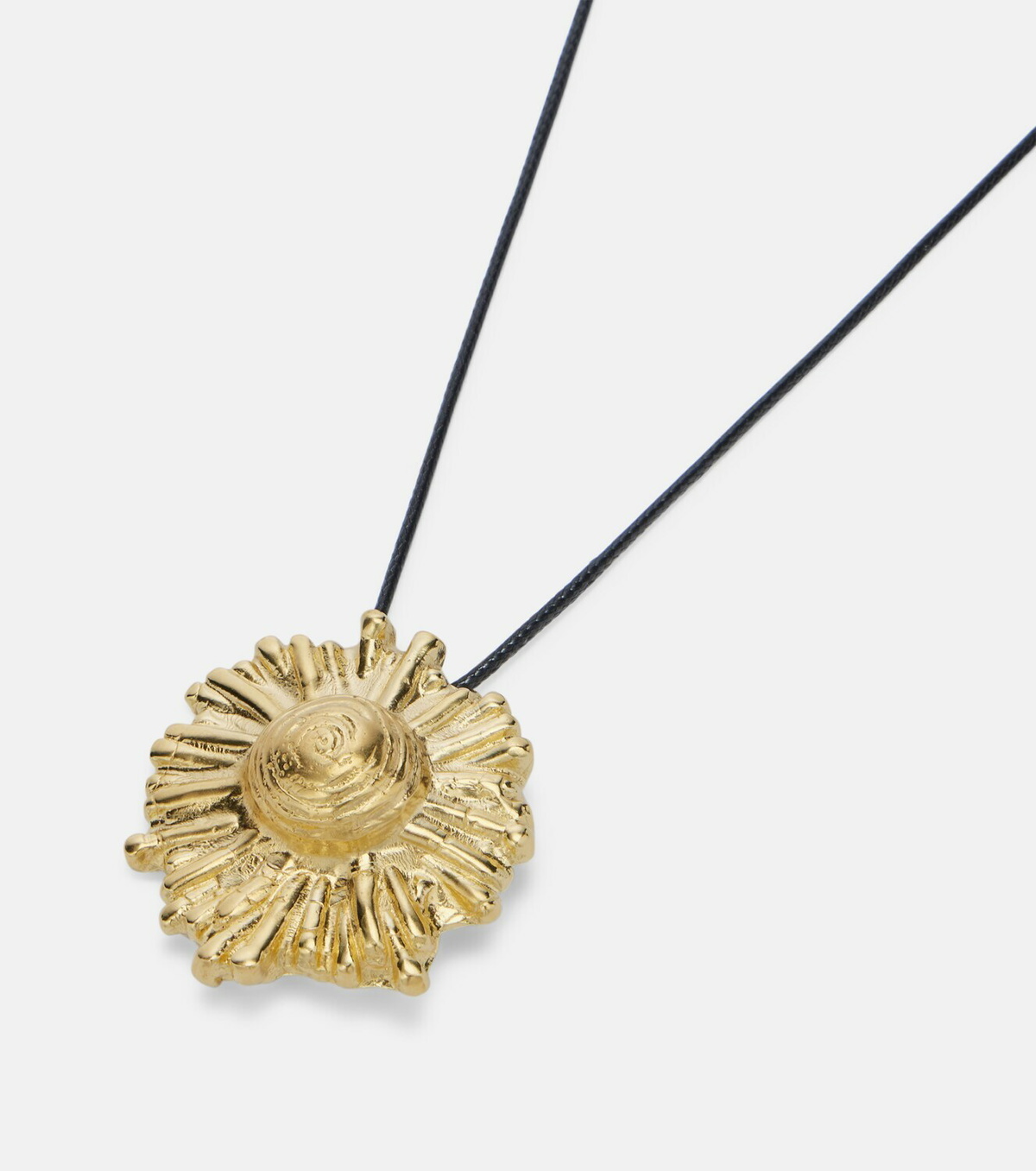 Ysso Ilios 24kt gold-plated pendant necklace