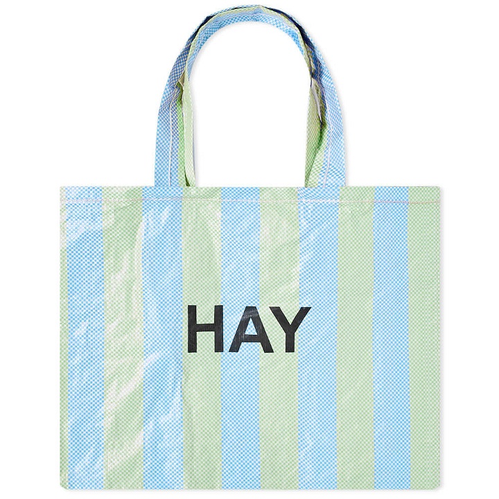 Photo: HAY Recycled Candy Stripe Bag Medium