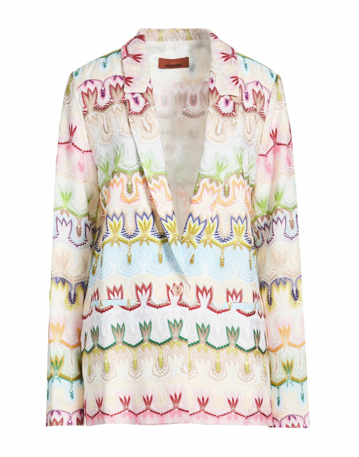 Missoni Womens Blazer Ivory