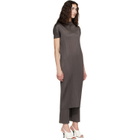 PLEATS PLEASE ISSEY MIYAKE Gray Monthly Colors June Midi Dress