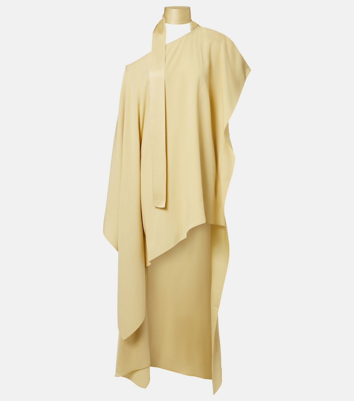 Taller Marmo Trebbia asymmetric crêpe cady kaftan