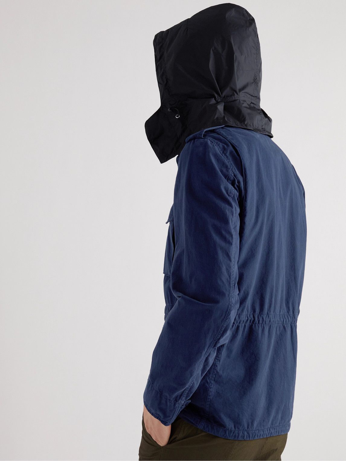 ASPESI Brushed Cotton-Gabardine Field Jacket for Men