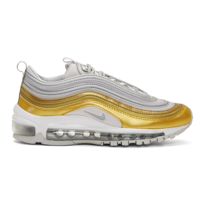 gold and silver air max 97