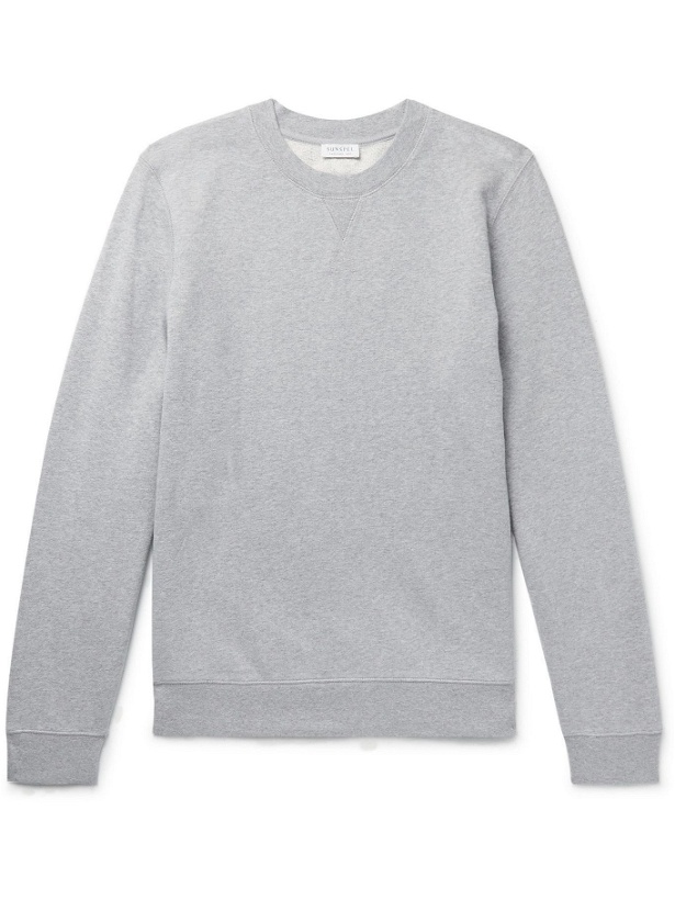 Photo: Sunspel - Cotton-Jersey Sweatshirt - Gray