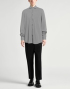 Fedeli Mens Shirt in Grey