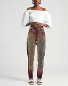 High Use Womens Jeans Brick
