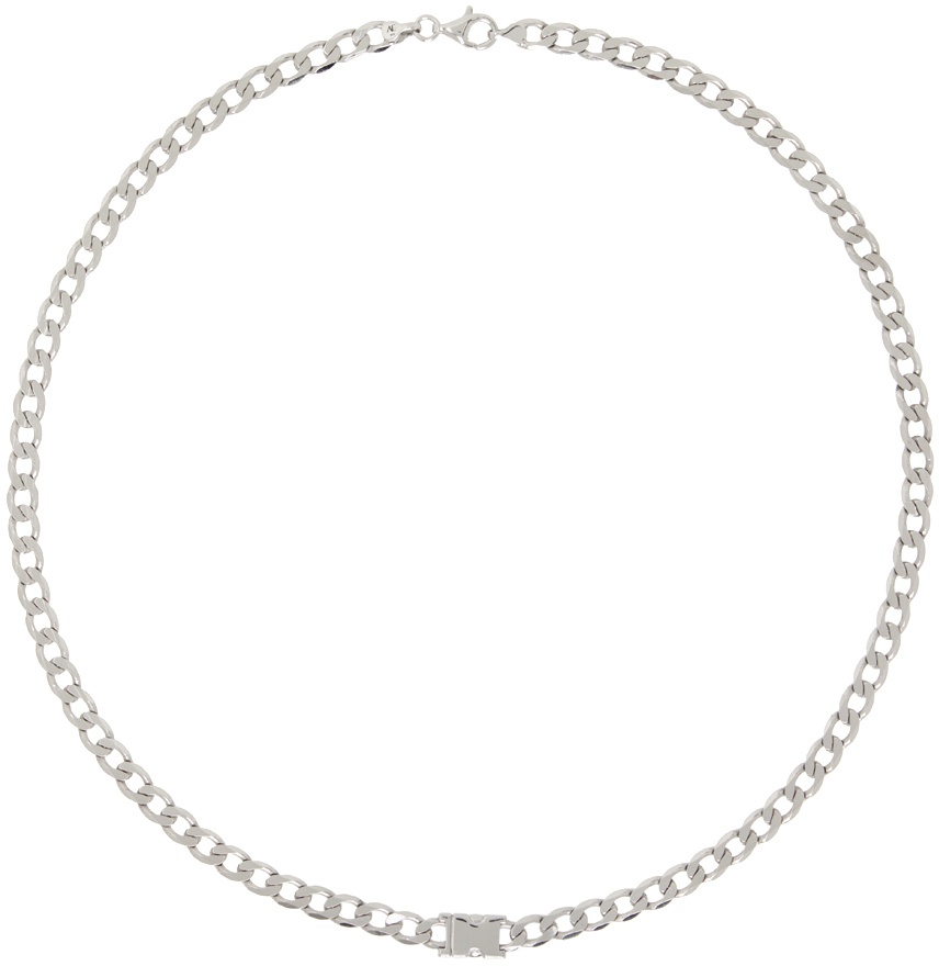 Alan Crocetti Silver Unity Curb Chain Necklace