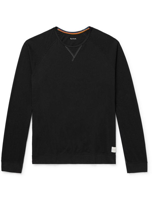 Photo: PAUL SMITH - Cotton-Jersey Pyjama T-Shirt - Black