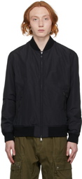 Ralph Lauren Purple Label Black Drayton Bomber Jacket