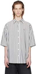 Acne Studios Black Stripe Shirt