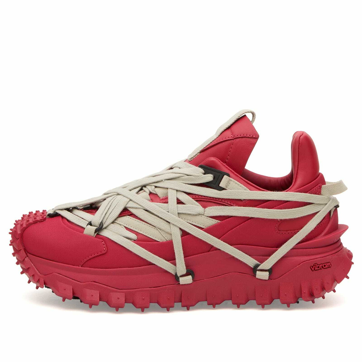Rick Owens x Moncler Trailgrip Megalace Sneaker in Carnelian