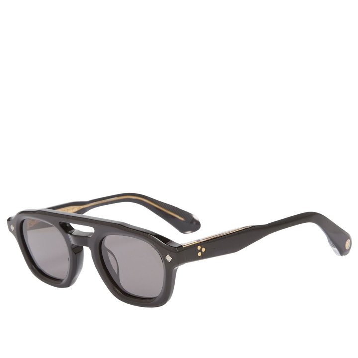Photo: Lunetterie Générale Piece de Resistance Sunglasses in Black/24K Gold 
