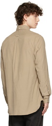 Drake's Beige Corduroy Shirt