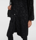'S Max Mara Caio jacquard velvet coat