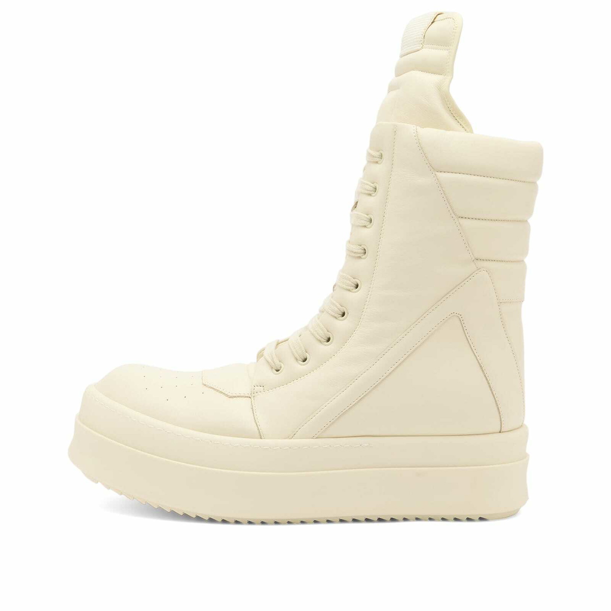 Rick Owens Gray Hollywood Geobasket Sneakers Rick Owens