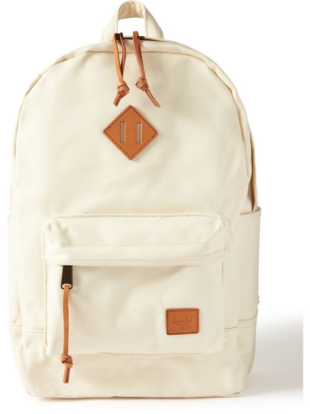 Photo: Herschel Supply Co - Logo-Appliquéd Canvas Backpack