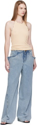 Christopher Esber Blue Manta Sting Jeans