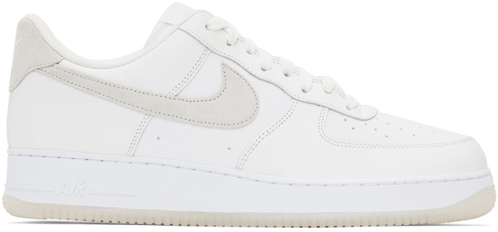 Photo: Nike White Air Force 1 '07 LV8 Sneakers