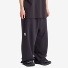 Balenciaga Men's Under Armour Baggy Sweat Pants in Washed Black/White