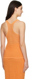 CAMILLA AND MARC Orange Nova Tank Top