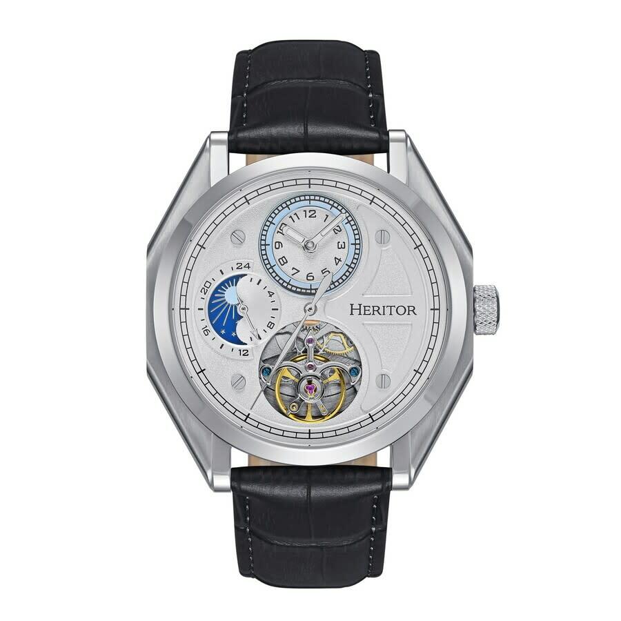 Heritor Antoni Automatic Silver Dial Mens Watch HERHS4302