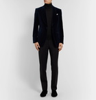 Ermenegildo Zegna - Slim-Fit Cashmere and Silk-Blend Rollneck Sweater - Black