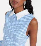 Shushu/Tong Gingham cotton minidress